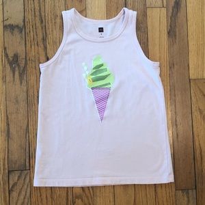 Girls new Tea Collection Ice Cream tank